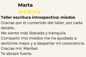 opinion arteterapia escritura miedos